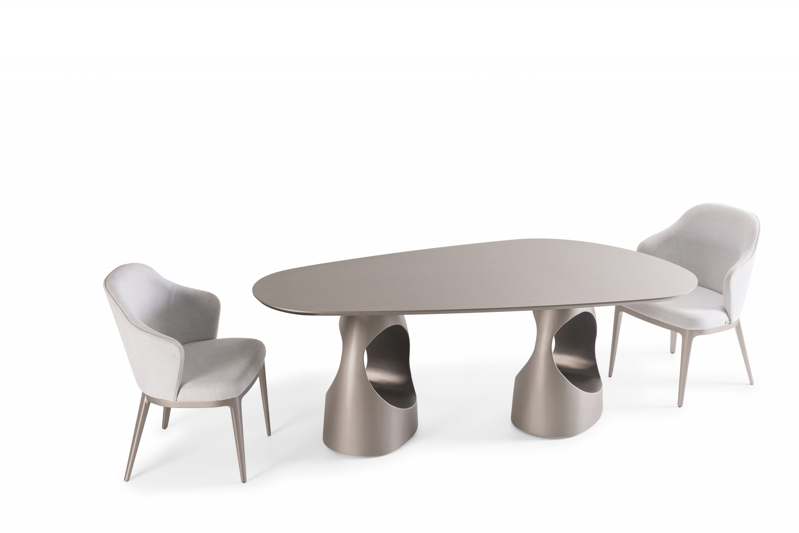 Mesas Mesa Jantar Olhar Orgânica  MJOOR221CM - Tampo e externo HS04F – Interno HS06F Starmobile Design
