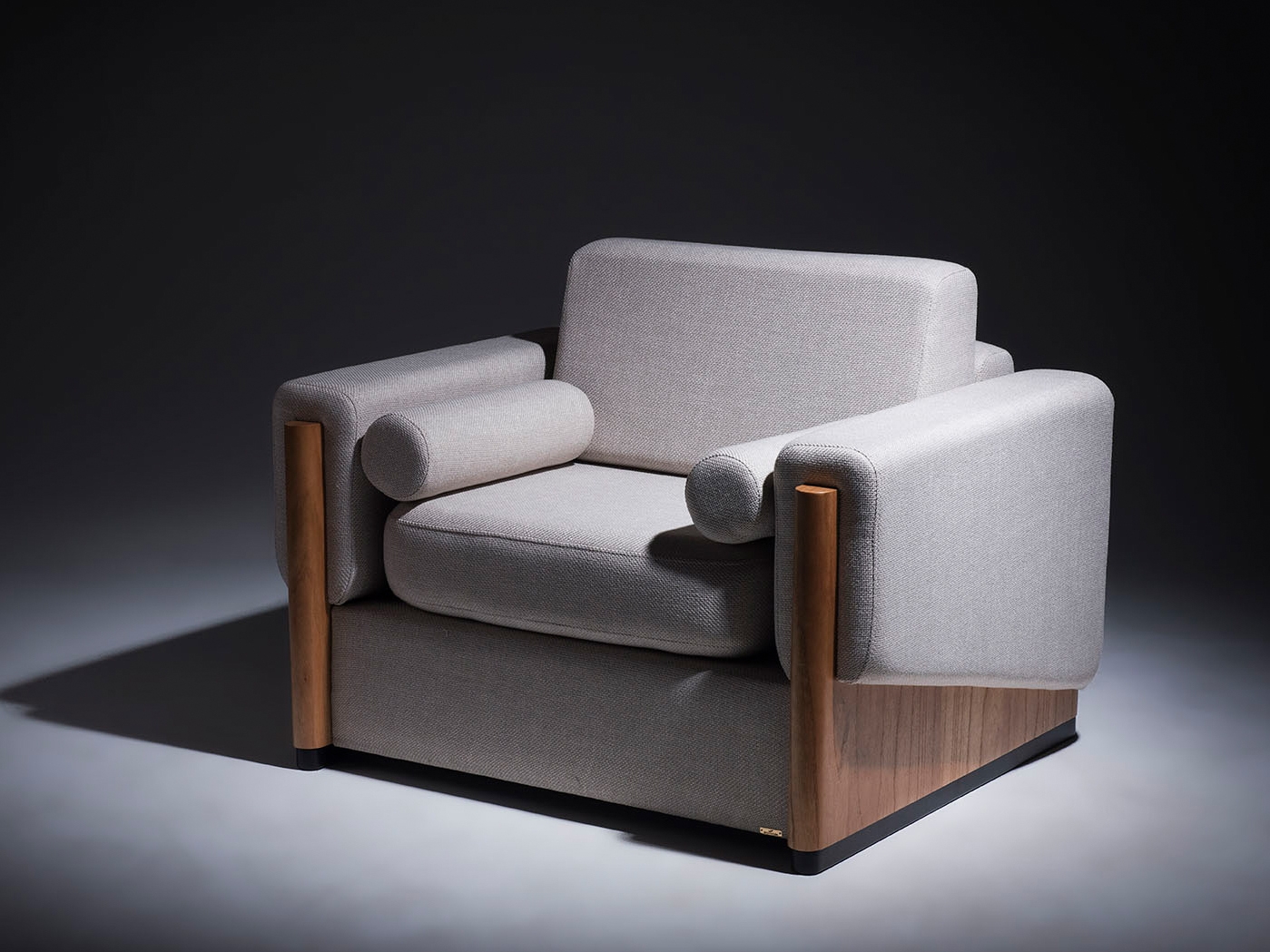 Poltronas  Poltrona Lagos  1442CM – LP166 – Castanho Starmobile Design