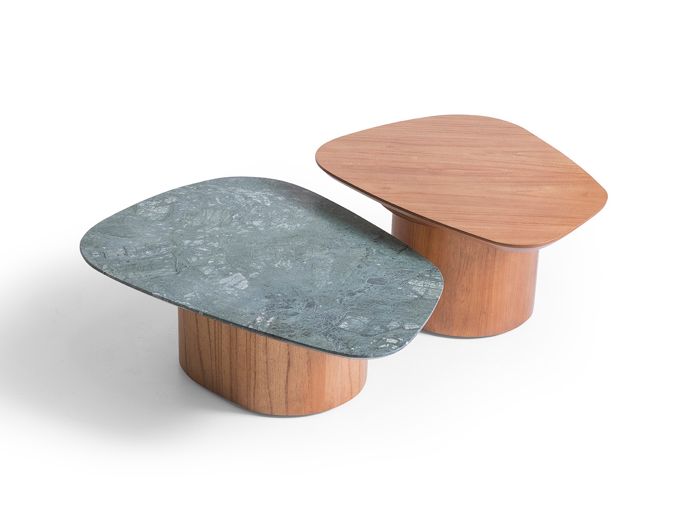 Mesas Mesa Centro Org  MCA8863MA - Base MDF Lâminado - Tampo Mármore e MDF Starmobile Design