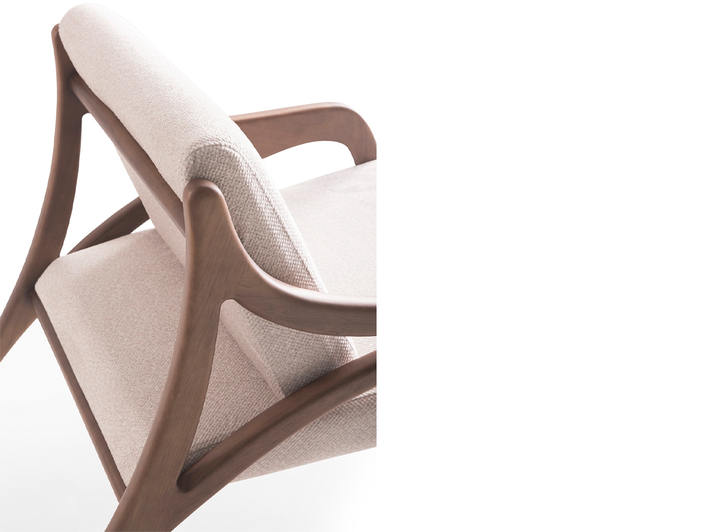 Poltronas  Poltrona Grazi  1481PM - SU158 - Estrutura Nogueira Starmobile Design