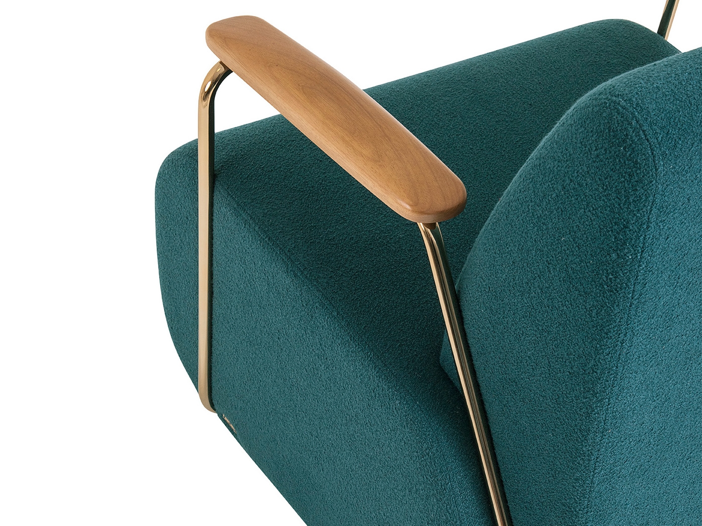 Poltronas  Poltrona Duna  1431PMT - VL372 - Gold/Castanho Starmobile Design