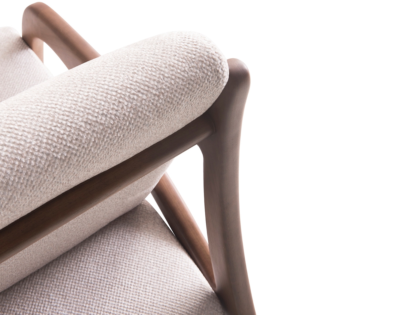 Poltronas  Poltrona Grazi  1481PM - SU158 - Estrutura Nogueira Starmobile Design