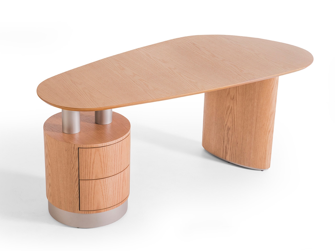 Complementos Escrivaninha Séfora ES185CM - Madeira Laminada Mel - Detalhes Bronze Fosco Starmobile Design