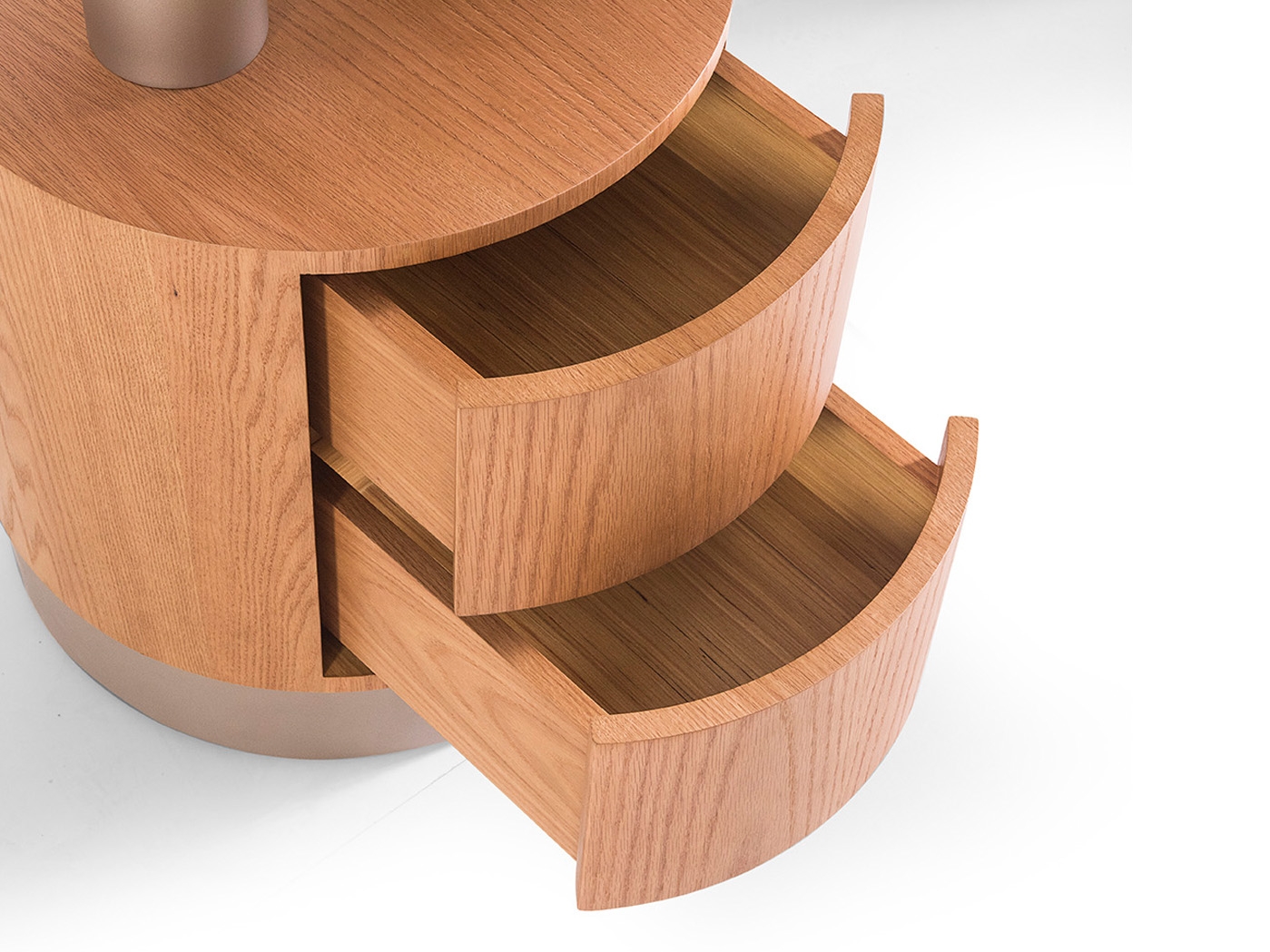 Complementos Escrivaninha Séfora ES185CM - Madeira Laminada Mel - Detalhes Bronze Fosco Starmobile Design